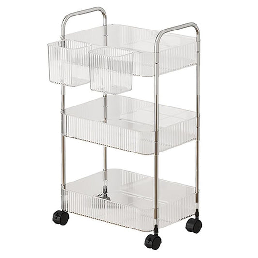 3 Tier Acrylic Storage Trolley